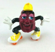Vintage 1988 California Raisins Toy Figures Roller Skating Guy PVC Figurine Ha