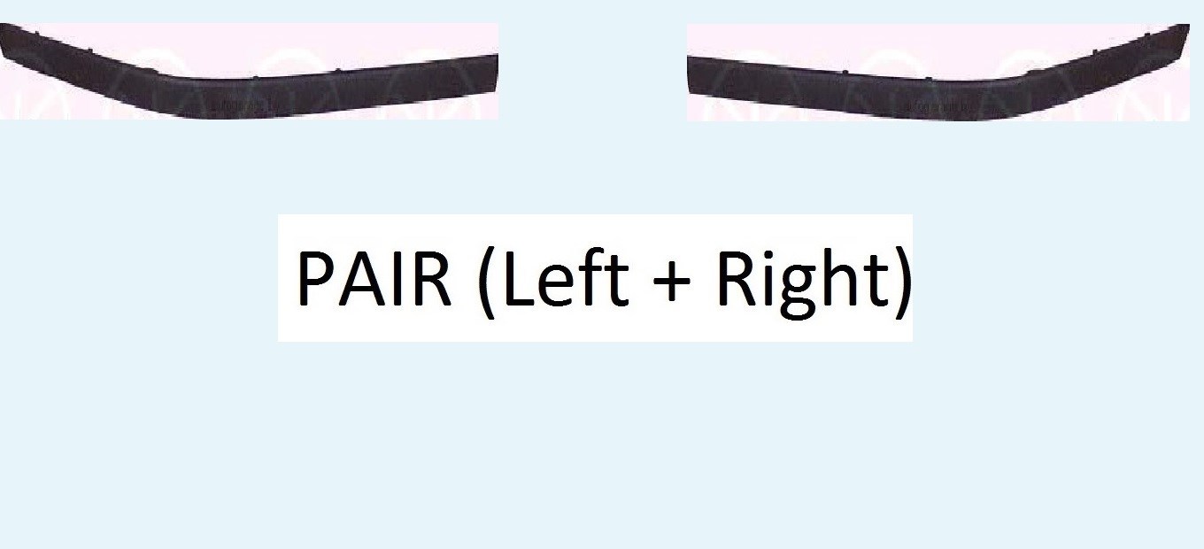Front Bumper Molding Trim PAIR Left + Right fits BMW E39 5 series 1996 - 2000
