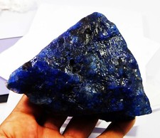 Natural 1720 CT Blue Sapphire Certified Rough Uncut Stone Huge Loose Gemstone
