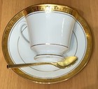 NORITAKE Fine China LEGACY GOLD Cup, Saucer & Spoon Set Sri Lanka NEW 4280 — photo 2