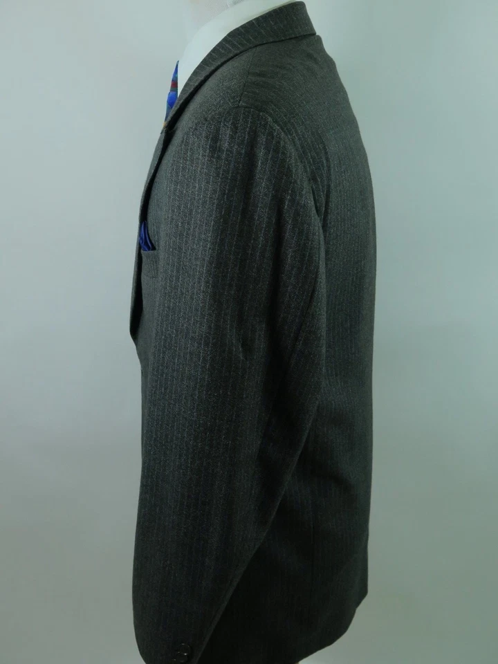 Blazer Chaqueta Abrigo Deportivo Pal Zileri Syd Jerome Hombres Rayas Italiano 44 L NUEVO SIN ETIQUETAS NUEVO Foto 4 de 4