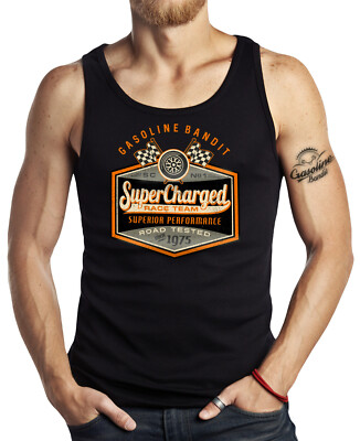 Biker Tank Top Muskelshirt GASOLINE BANDIT Super Charged Shirt S - XXL