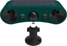 Solar Indoor&Outdoor Motion Sensor Alarm-2*130Db Loud Siren Noise Maker,4 Modes,