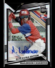 2022 Panini Elite Extra Edition #198 Mailerson Casanova Signatures
