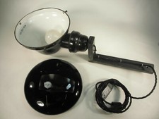 DB Zugleuchte Antike D.R.P BESEG Emaille Wandlampe Vintage Lampe Art Deco Lampe