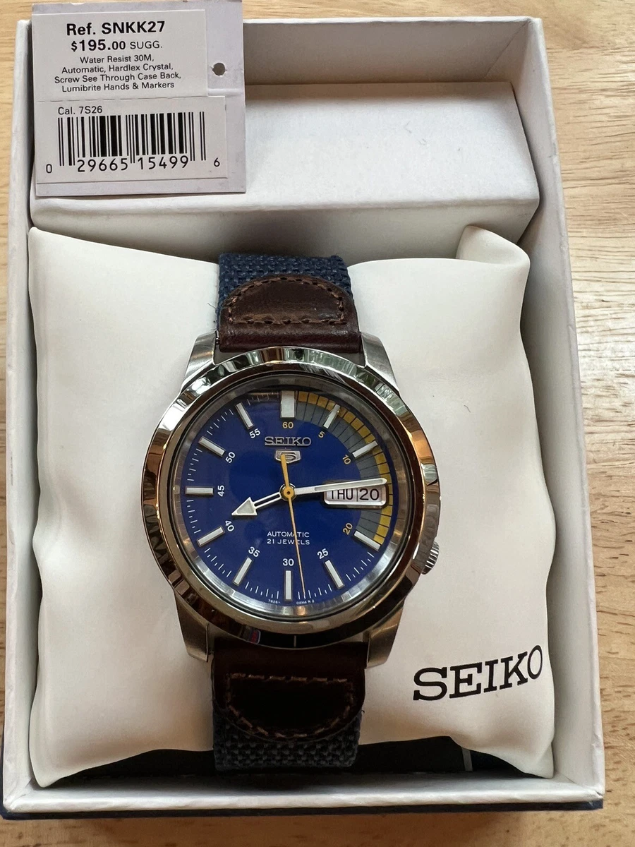 Seiko store men's snkk27