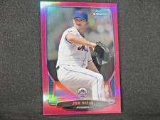 Jon Niese 2013 Bowman Chrome Pink Refractor #165 (15/35) New York Mets Parallel