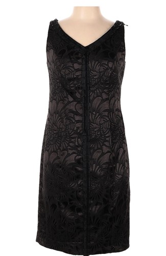 white christmas dresses Carmen Marc Valvo | Strapless Beaded Lace Dress (Vintage)