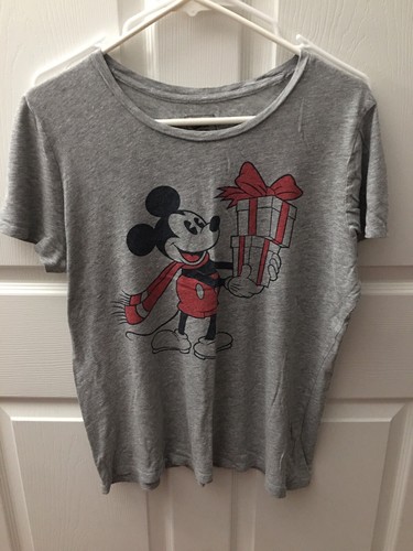 Women Disney Mickey Mouse Christmas T 