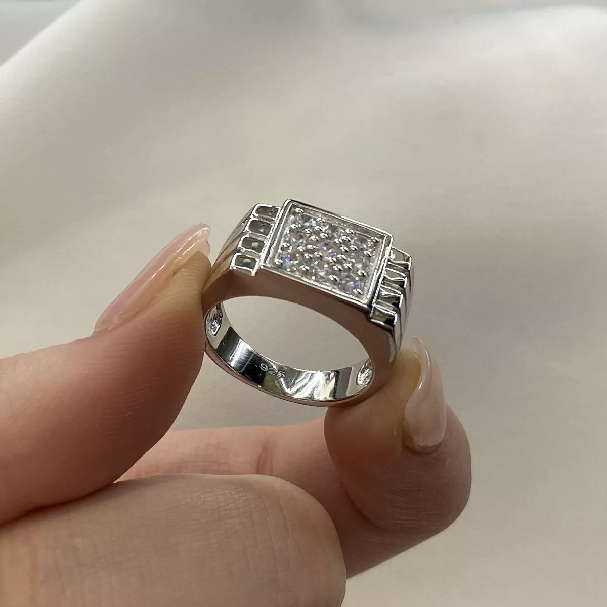 Silver ring for mens with grams deals
