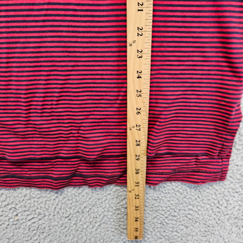 Polo by Ralph Lauren Polo Shirt Mens Size Large Red Blue Stripe Short