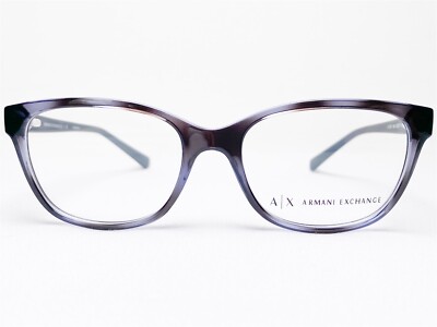 NEW Armani Exchange AX3037 8206 Womens Havana Blue Eyeglasses Frames  53/17~140