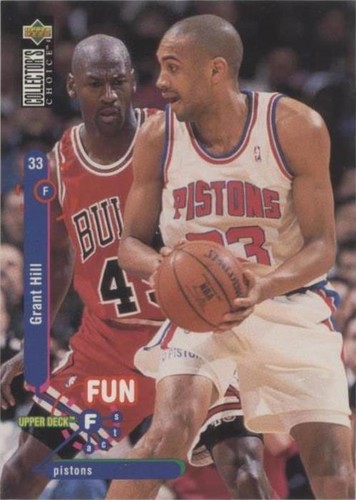 Grant Hill 1995-96 Upper Deck Collectors Choice Fun Facts #173