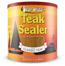 Starbrite STA88016 Teak Sealer Classic Teak Wood Protect No Drip Splatter 16 Oz