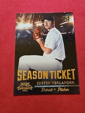 2011 Justin Verlander Panini Playoff Contenders Season Ticket #11