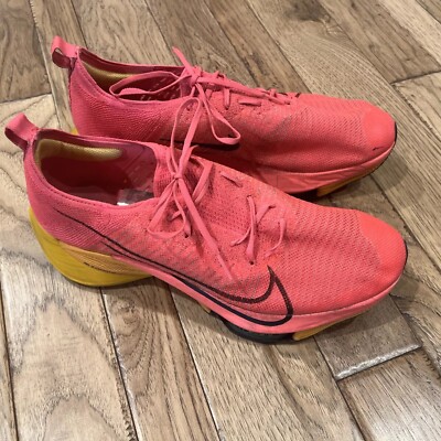 Nike Air Zoom Tempo Next% Men\'s Pink Volt Running Shoes CI9923-600 Size 10 Buy Nike Air Zoom Tempo NEXT% Flyknit  main image 2