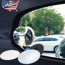 6x 360° Reversing Side Mirror - Round HD Glass Blind Spot Mirror for Toyota