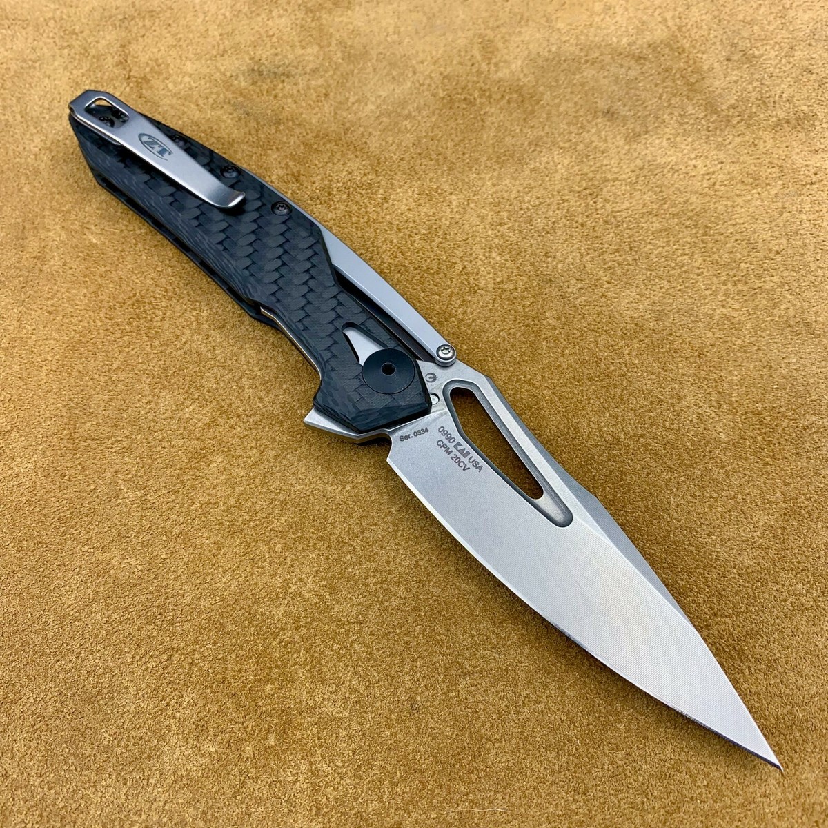 n*6様 00's Kenjiro Professional Model RAL Zero Tolerance 0350 Ken Onion Design S30V Folding Knife