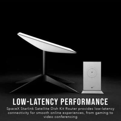 SpaceX Starlink Standard Actuated Kit with AC Dual Band Wi Fi System White | eBay SpaceX Starlink Standard Actuated Kit with AC Dual Band Wi Fi System White | eBay