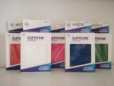80 Bolsas Protección Ultimate Guard - 66x91mm Standard Tamaño Pokemon / Magic