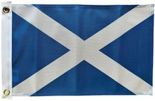 Scotland Flag Outdoor Heavy 1.5ft x 1ft Saltire St Andrews STRONG 110d Polyester