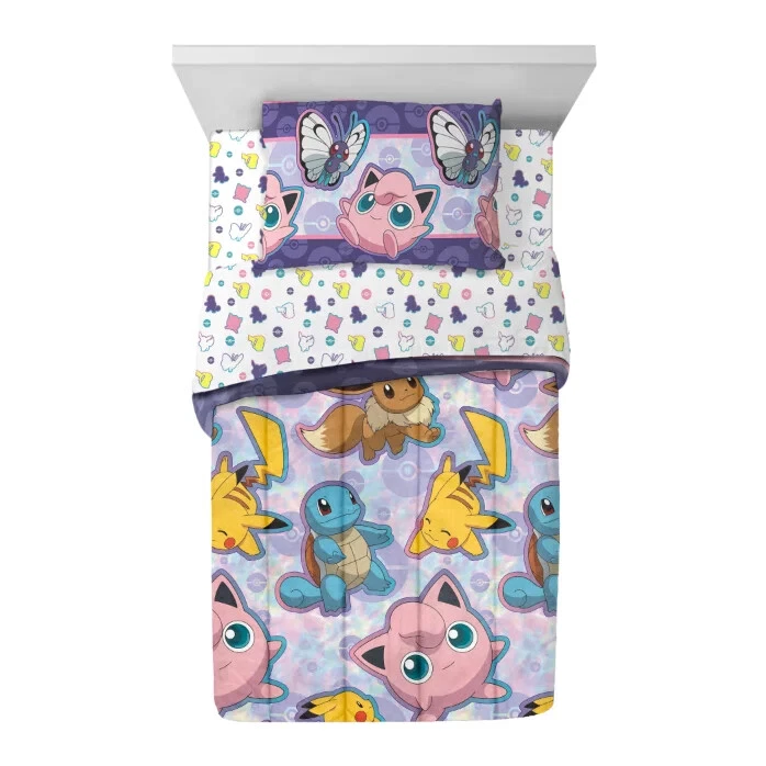 Juego de cama reversible para niños Pikachu "Friendly Battle" - W14733316647, AB0CCBZXMZY7 Foto 3 de 4