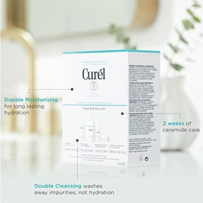 Curel Japanese Skin Care Trial Kit Enrich, Two Week Skincare