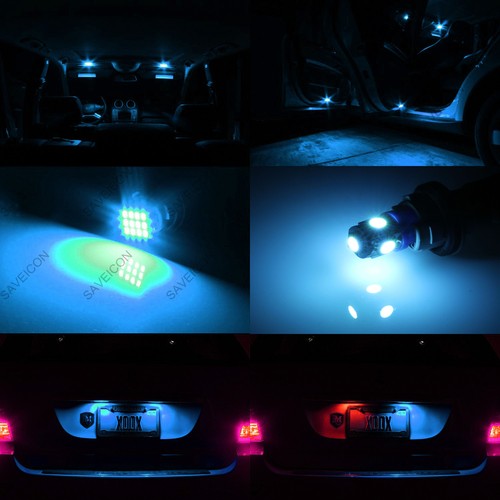 14 x ICE BLUE LED Interior Lights Package For 2004 - 2008 Acura TSX + PRY TOOL - Picture 5 of 7