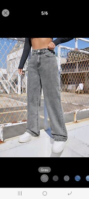 Eine graue Hose von Shein. Ich habe sie gekauft aber leider ist sie mir zu groß.