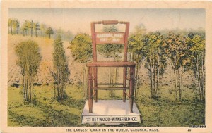 1940s Furniture Advertising Largest Chair Heywood Wakefield