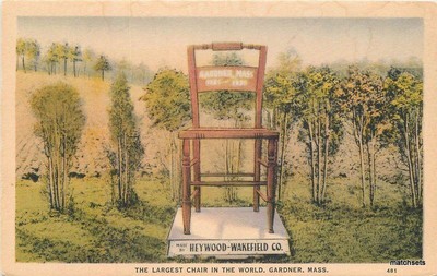 1940s Furniture Advertising Largest Chair Heywood Wakefield