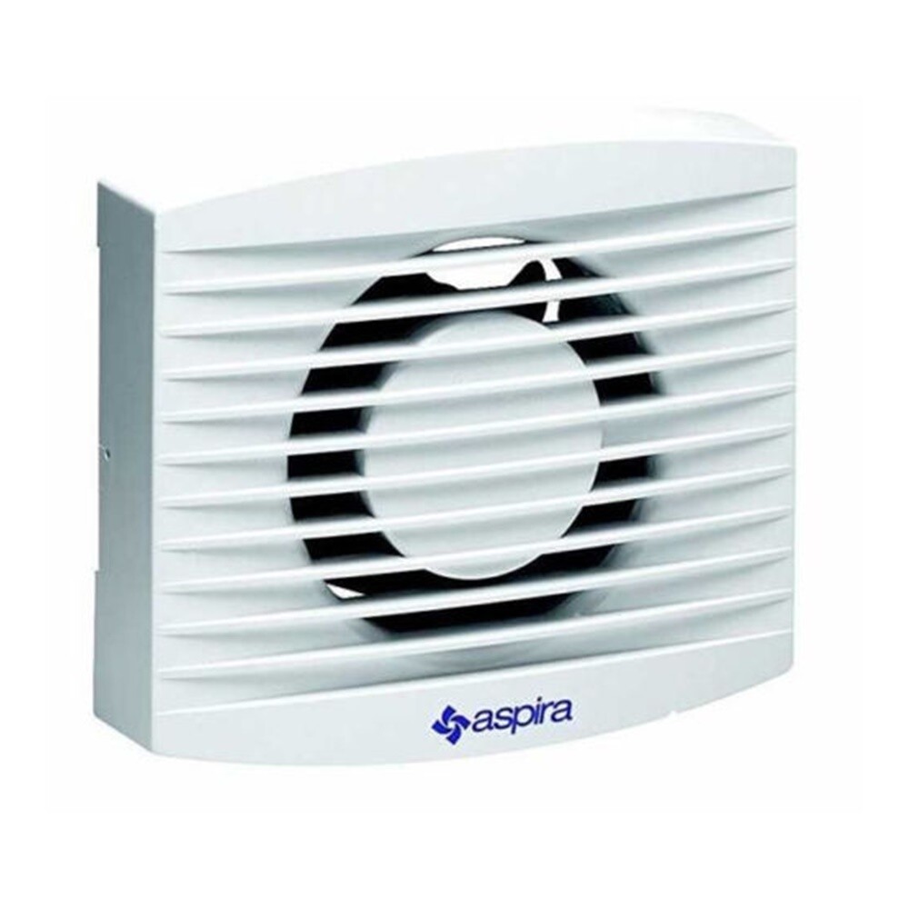Aspiratore Aria Elicoidale Elimina Odori da Muro 100 mm Bianco  - FAN AP1180