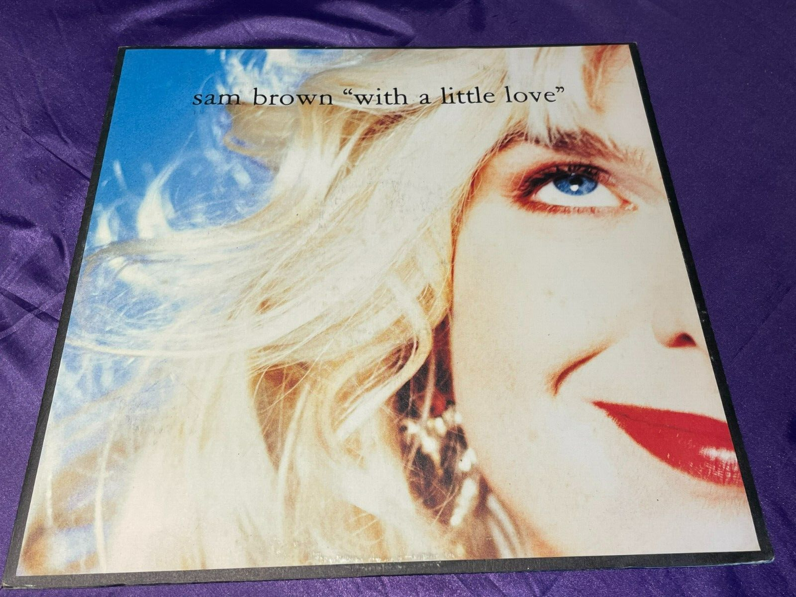 Sam Brown - With a Little Love - Vinyl Record 12"" Single - 1990 A&M Records