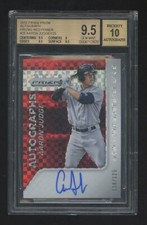 BGS 9.5 AARON JUDGE 2015 PRIZM RC AUTOGRAPH RED POWER PRIZM #ED 118/125 HOT RC 