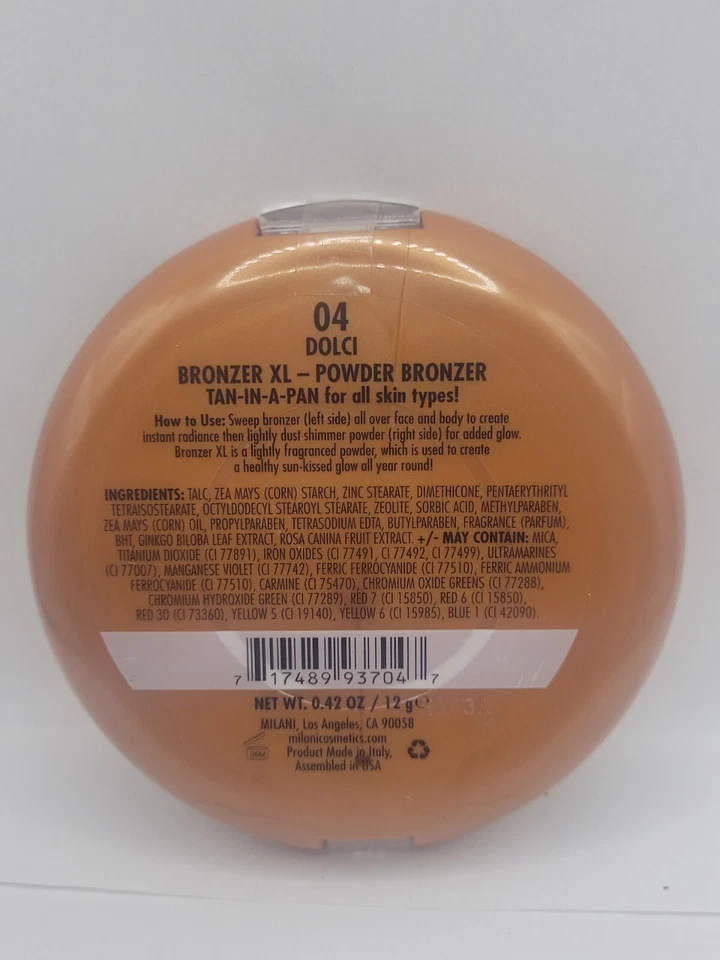 MILANI BRONZER XL ALL OVER GLOW  04 DOLCI - NEW/SEALED - Image 3 of 4