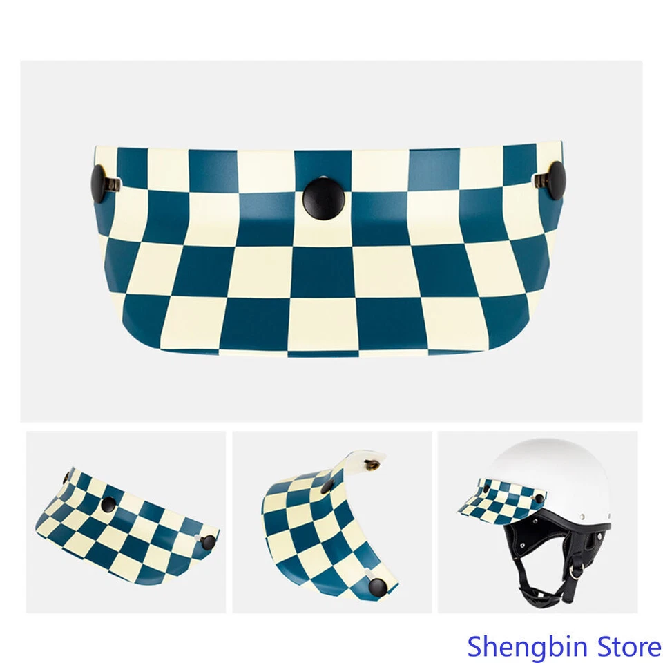 Casco de motocicleta de 3 broches protector de pico casco visera protector de colección universal M9S8 Foto 3 de 4