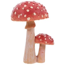 Garden Mushroom Ornaments Resin Miniature Sculptures 2.36 Inch Small Mushroom...