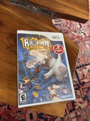 Rayman Raving Rabbids (Nintendo Wii 2006) Complete NOS Factory Sealed Vtg Rare