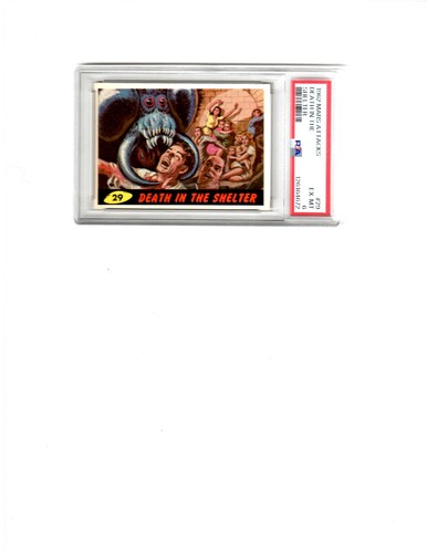 1962 Topps Mars Attacks #29 Death in the Shelter — PSA 6