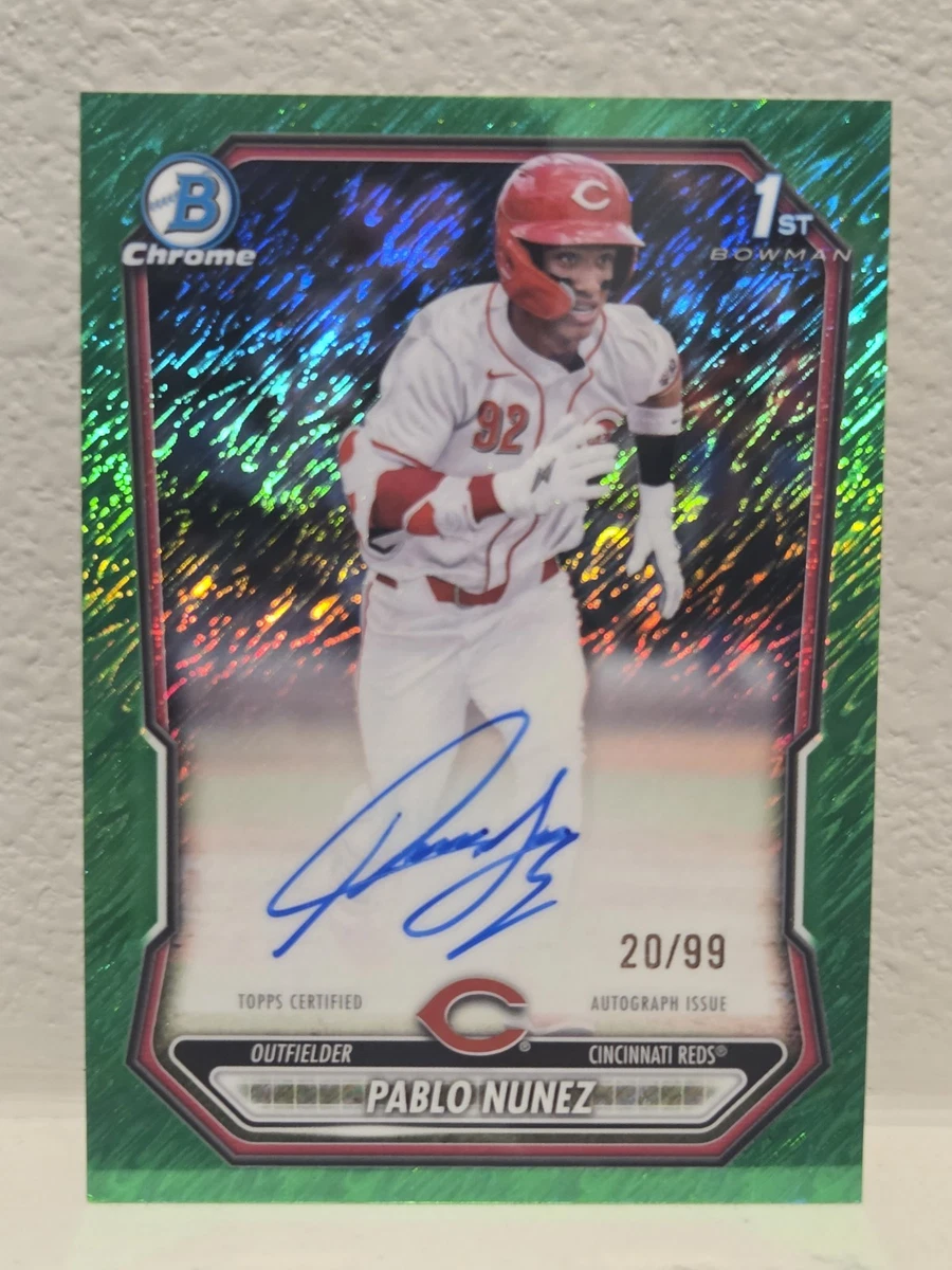 Bowman Cincinnati Reds Baseball Autographed Sports Trading Cards