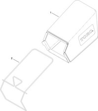 NEW GENUINE OEM TORO PART # 115-4664 GRASS BA...