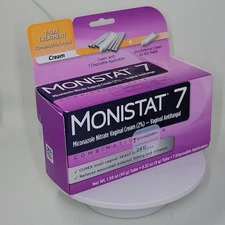 MONISTAT 7-Dose Treatment 7 Disposable Applicators +50% MORE External Itch Cream