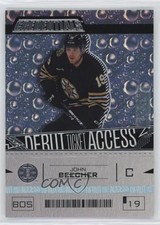 2023-24 Upper Deck Credentials Debut Ticket Access /999 Tier 1 John Beecher z6b