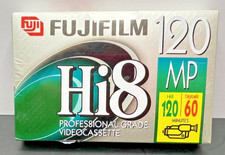 FujiFilm Hi8 Professional Grade 120 MP Blank Video Cassette - 1 New Sealed Tape