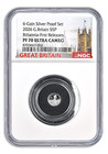 2026 5P Great Britain Silver 1/40 oz Proof Britannia NGC PF70 First Releases — photo 1