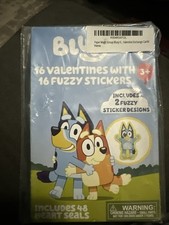 Bluey Dog Valentines Day Classroom Cards 16 C...