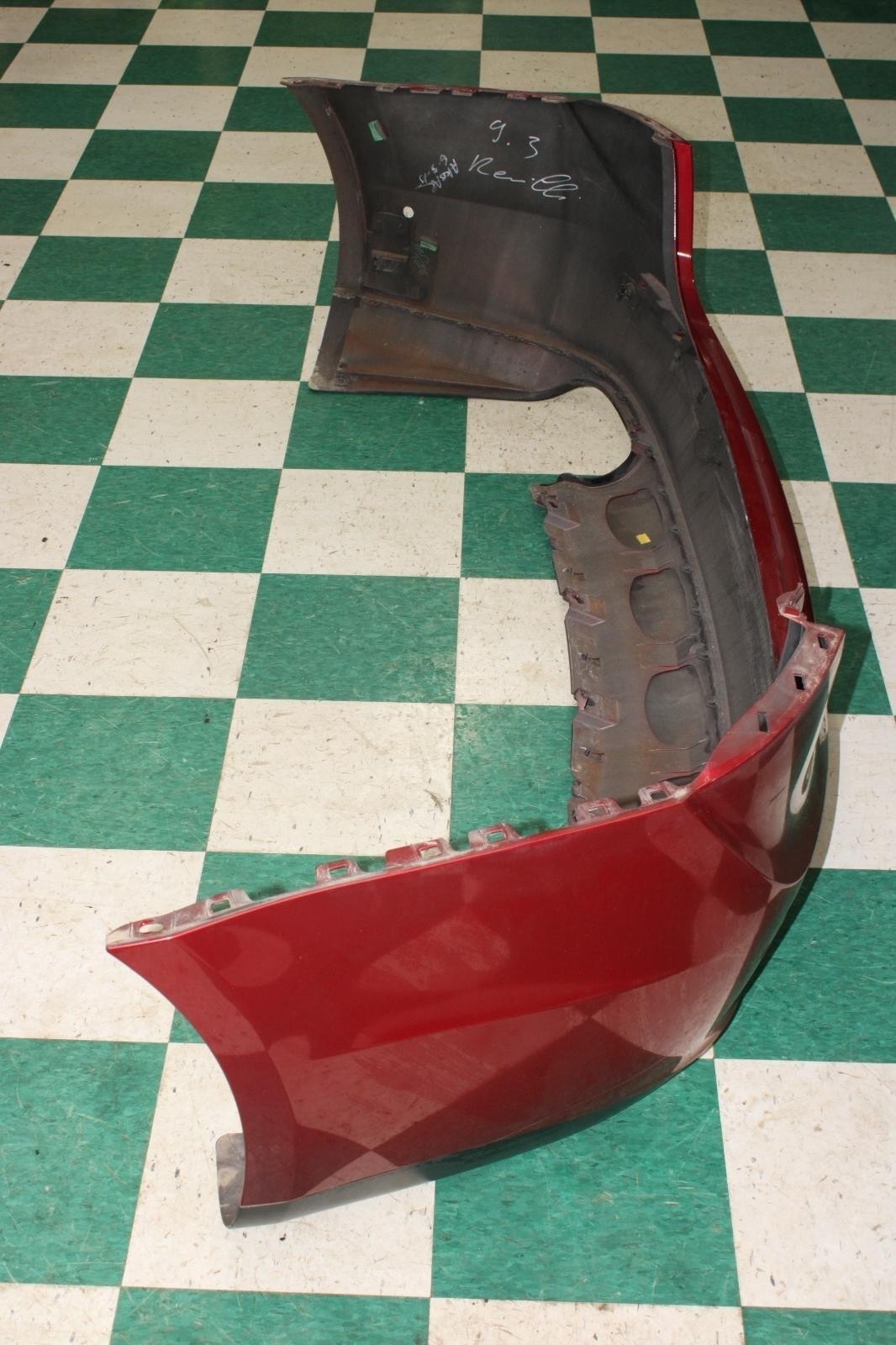Maserati Ghibli 2014-2017 Rear Rear bumper Red