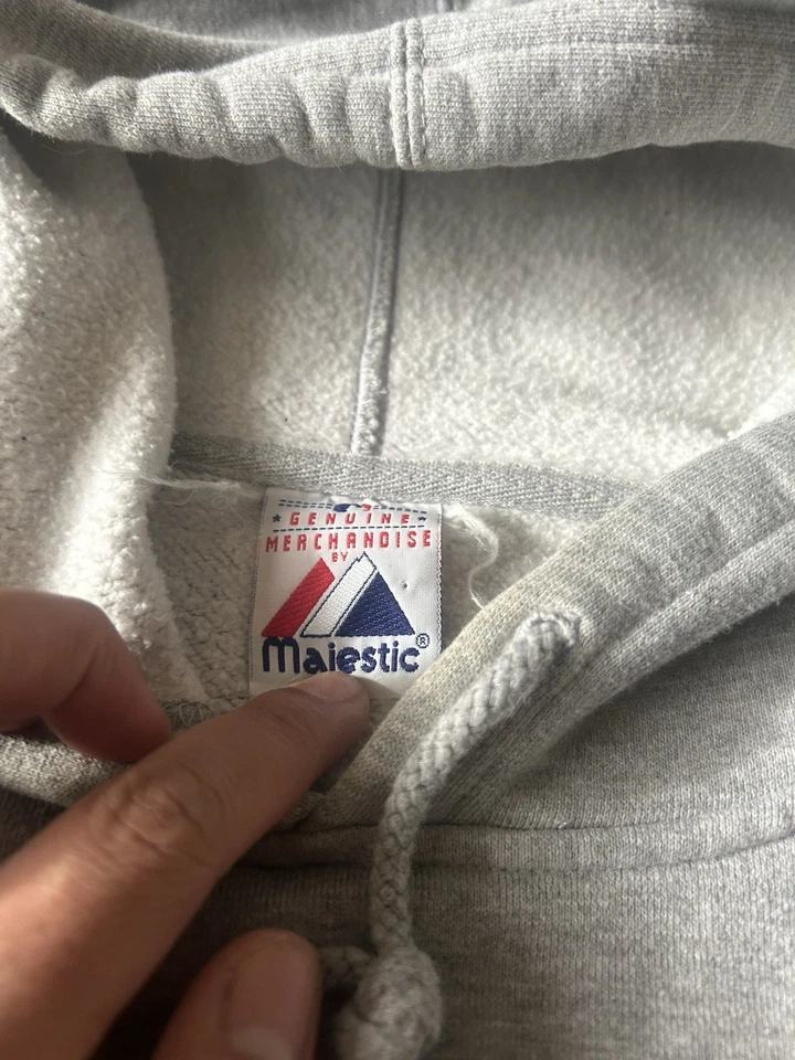 Sudadera con capucha vintage con logotipo bordado de los Dodgers de Los Ángeles talla XL Foto 3 de 4