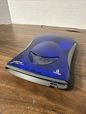 Iomega Z250USBPCMBP Zip 250 External Disk Drive Blue No USB power Cord Untested