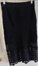 Y2K Bebe Skirt Lined Black Party Skirt Size XS
